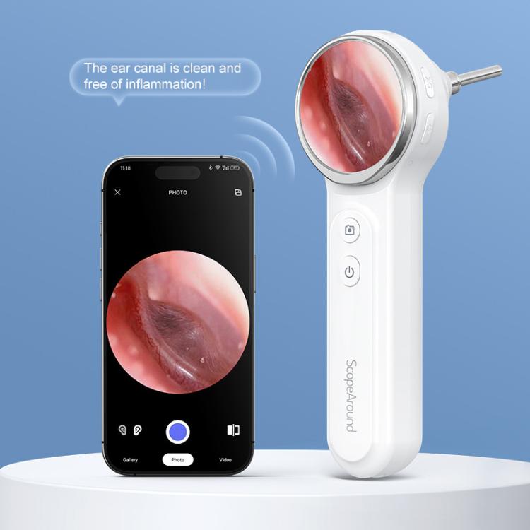 TESLONG SA200 1.85 Inch Screen WIFI Handheld Smart Visual Otoscope