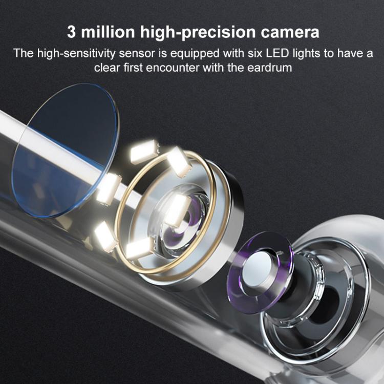 TESLONG SA39A WIFI Smart Visual Otoscope LED Ear Pick