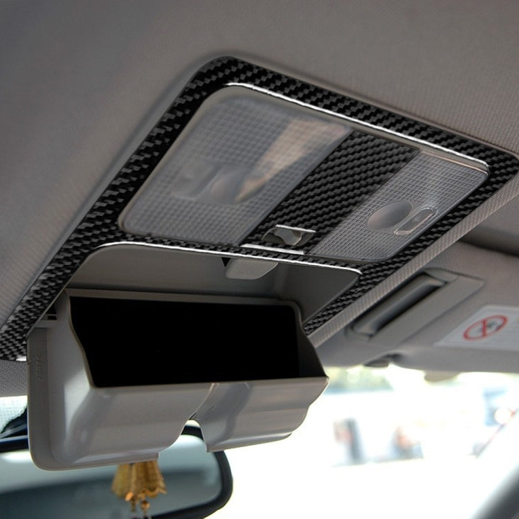 Car Carbon Fiber Hardtop Reading Light Decorative Sticker for Nissan 350z 2006-2009