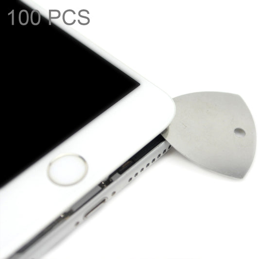 100 PCS JIAFA P8819 Stainless Steel Phone Repair Triangle Opening Picks