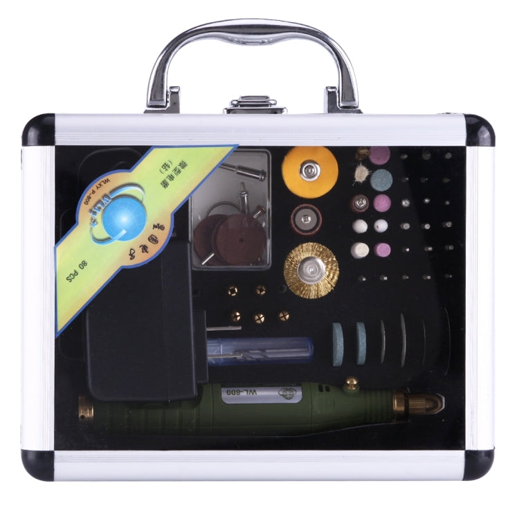 WLXY P-800 80 in 1 Mini Electric Drill Grinder Set, 110V-240V, US Plug