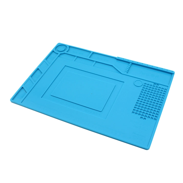 JIAFA S-150 Maintenance Platform Heat-resistant Repair Insulation Pad Silicone Mats with Screws Position