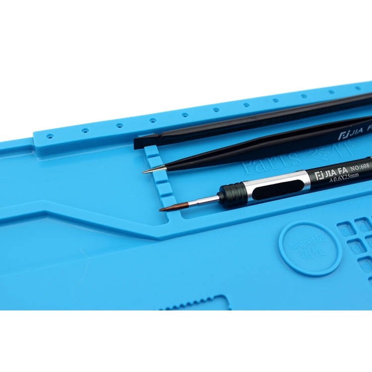 JIAFA S-150 Maintenance Platform Heat-resistant Repair Insulation Pad Silicone Mats with Screws Position