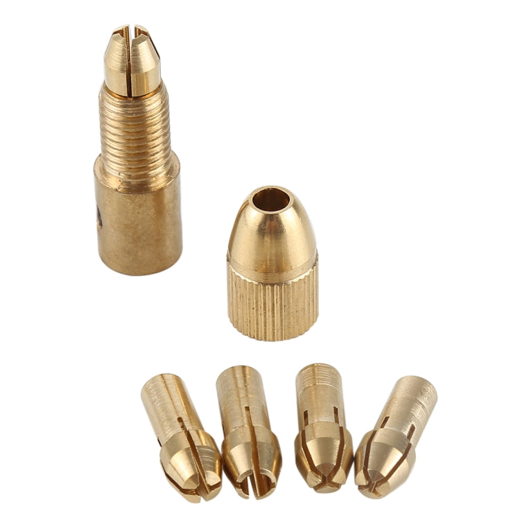 WLXY WL-DIY001 Mini DIY Brass Electric Drill Chucks Drill Bits Set