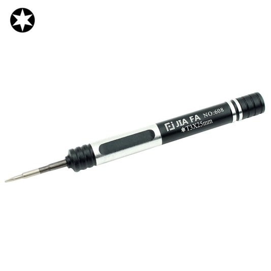 JIAFA JF-608-T3 Torx T3 Mobile Phone Repair Screwdriver (Black)