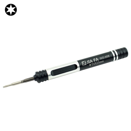 JIAFA JF-608-T4 Torx T4 Mobile Phone Repair Screwdriver (Black)