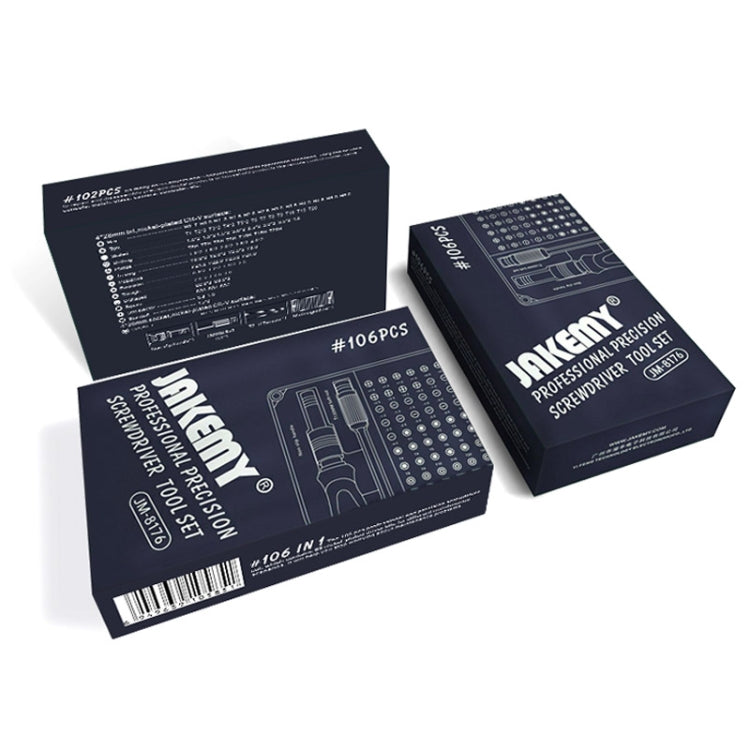 JAKEMY JM-8176 106 in 1 Watch Mobile Phone Disassembly and Repair Tool Kit