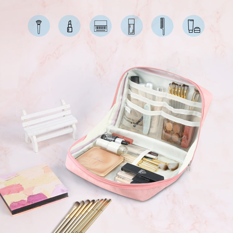 FunAdd Large-capacity Pencil Case Storage Organizer Canvas Cosmetic Bag, Size: 230 x 170 x 75mm