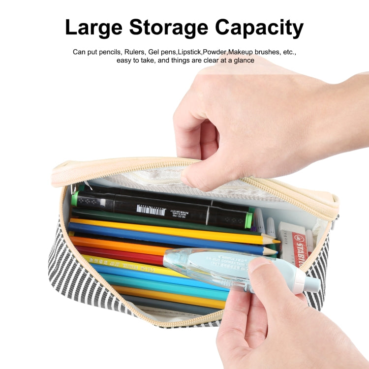 HAWEEL Pencil Case Cosmetic Storage Organizer Canvas Glasses Bag, Size: 230 x 110 x 70mm