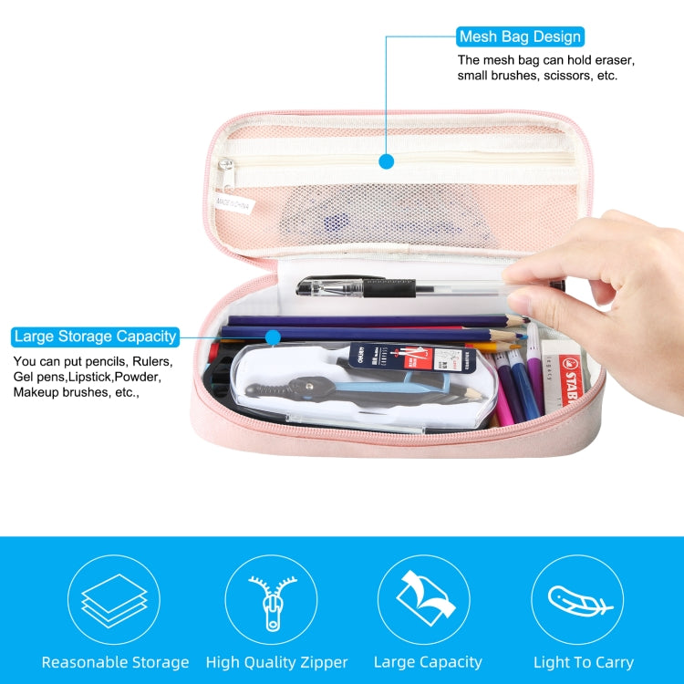 FunAdd Pencil Case Cosmetic Storage Organizer Bag, Size: 235 x 105 x 50mm