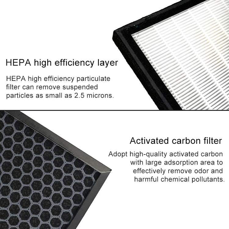 For Westinghouse ZP-9880W / ZP-9880G Air Purifier Replacement Filter Element