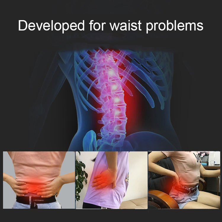 Lumbar Traction Stretching Device Posture Corrector Waist Support Spine Pain Relief Back Massage Stretcher