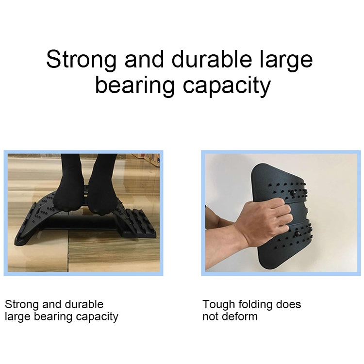 Lumbar Traction Stretching Device Posture Corrector Waist Support Spine Pain Relief Back Massage Stretcher