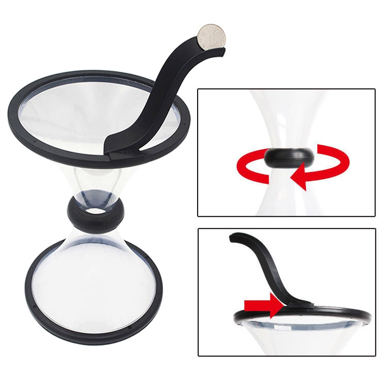 Vortex Bank Decompression Transparent Funnel Gravity Rotating Coin Storage Box