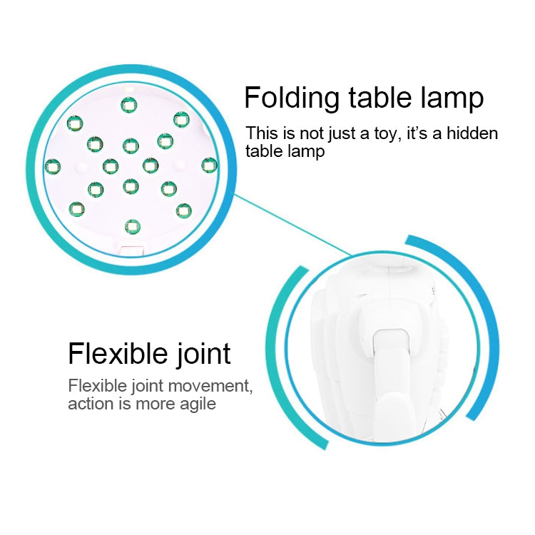 Multi-function Robot Piggy Bank Desk Lamp Code Money Box for Children