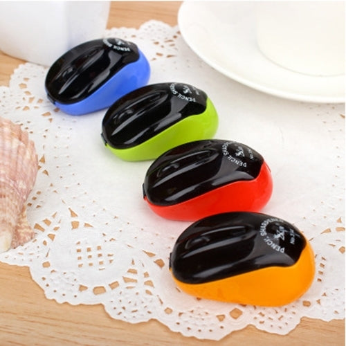 10 PCS Creative Mouse Style Pencil Sharpeners Mechanical Machine School Stationery Office Supplies, Random Color Delivery