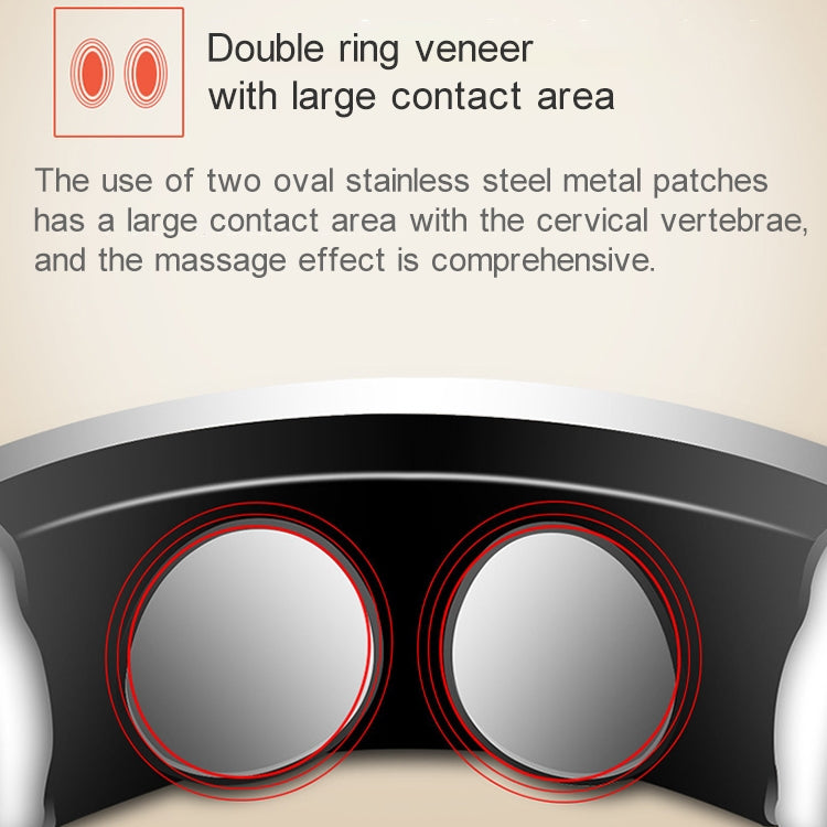 USB Charging 1300 mAh Electric Back Neck Shoulder Electrical Pulse Electric Shock Body Massager