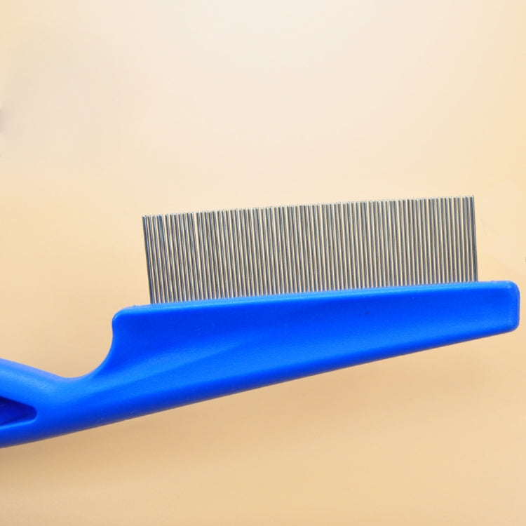 5 PCS Pet Cats Dogs Supplies Combs Fine Toothed Stainless Steel Needle Fleas Removal Combs, Length: 18.5cm