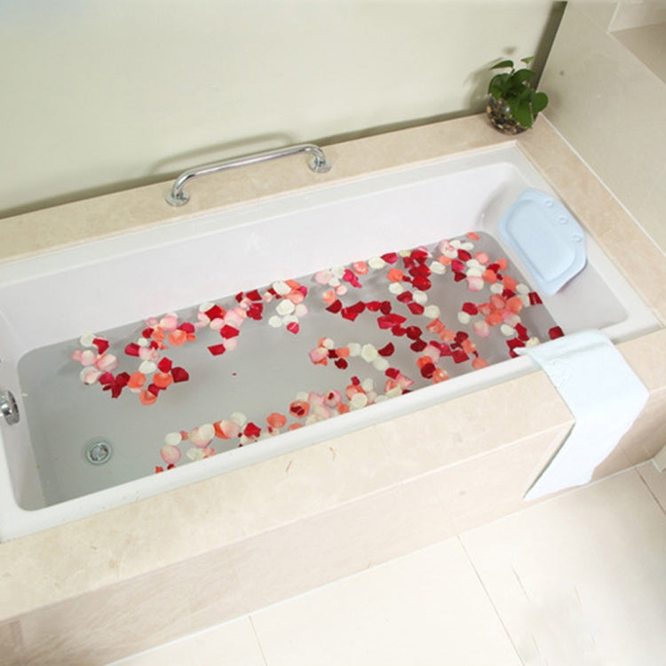 Bathroom Supplies Bathtub Pillow Bath Bathtub Headrest Suction Cup Waterproof Bath Pillows,Random Color Delivery,Size: 31*21cm, Bathtub Pillow