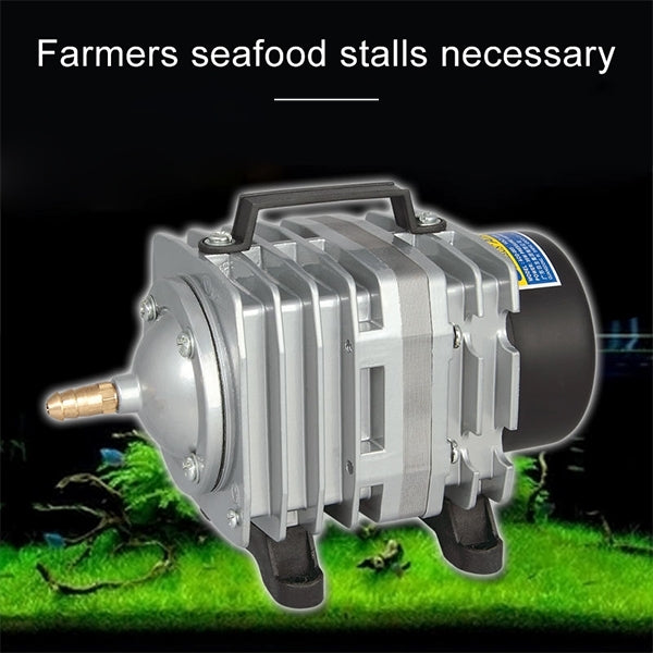 ACO-012 320W 143L/Min Electromagnetic Air Pump Compressor Seafood Fish Tank Increase Oxygen Air Flow Spliter, US Plug