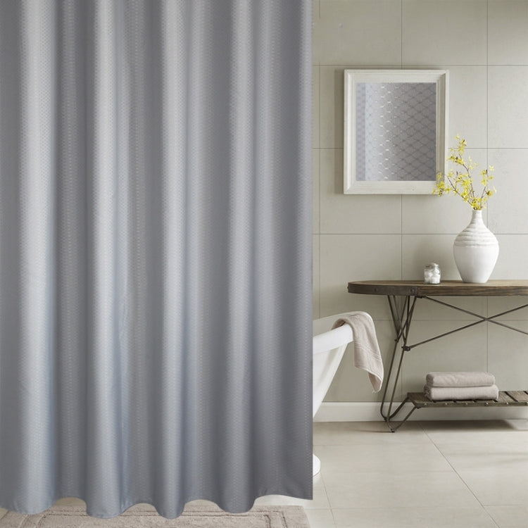 Thickening Waterproof And Mildew Curtain Honeycomb Texture Polyester Cloth Shower Curtain Bathroom Curtains,Size:150*180cm