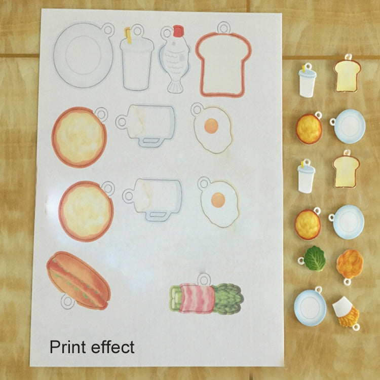 Print Heat Shrink Film DIY Epoxy Print Paper Rubber Stamp Material Print Paper