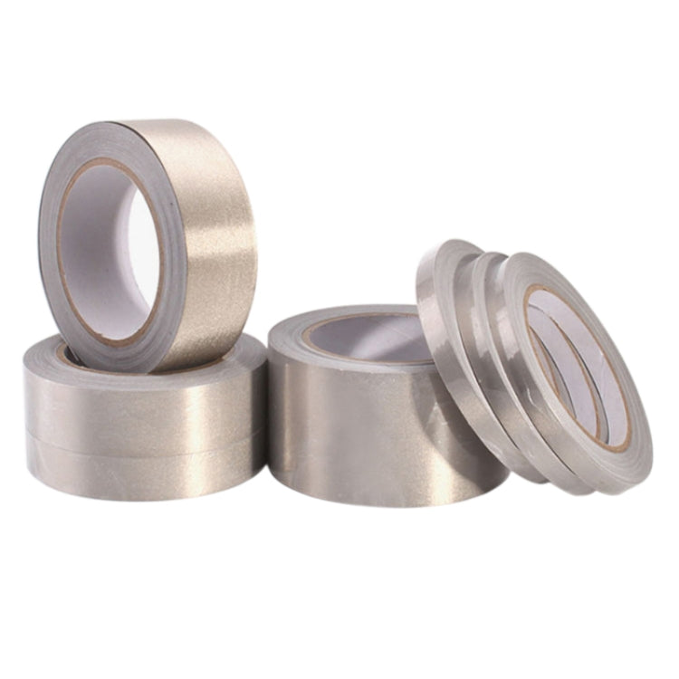 Plain Weave Double-sided Conductive Cloth Adhesive Cloth Single Sided Adhesive EMI Shielding Button Repairs, Size: 20m x 1.5cm