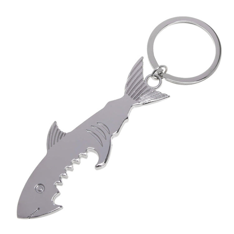5 PCS Multi-function Shark Bottle Opener Key Chain Car Key Pendant, Size: 13.5x3cm