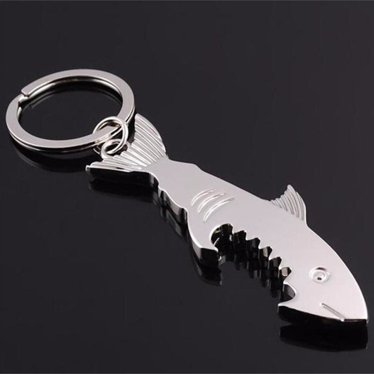 5 PCS Multi-function Shark Bottle Opener Key Chain Car Key Pendant, Size: 13.5x3cm