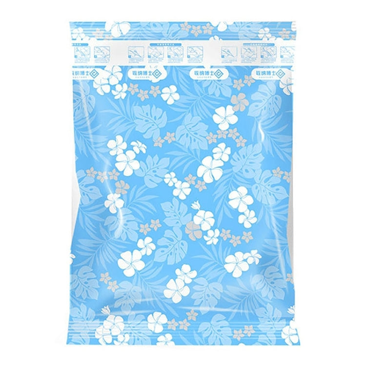 Space Saving Orchids Pattern Vacuum Storage Bag, Thinken Quilts Clothing Vacuum Seal Storage Bag, Size: 60*80 cm