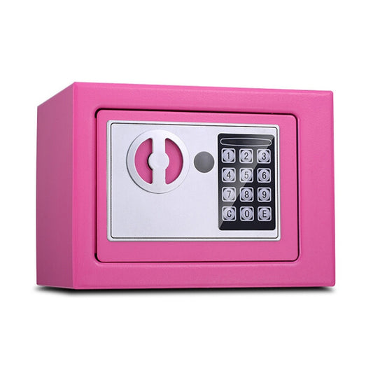 17E Home Mini Electronic Security Lock Box Wall Cabinet Safety Box without Coin-operated Function