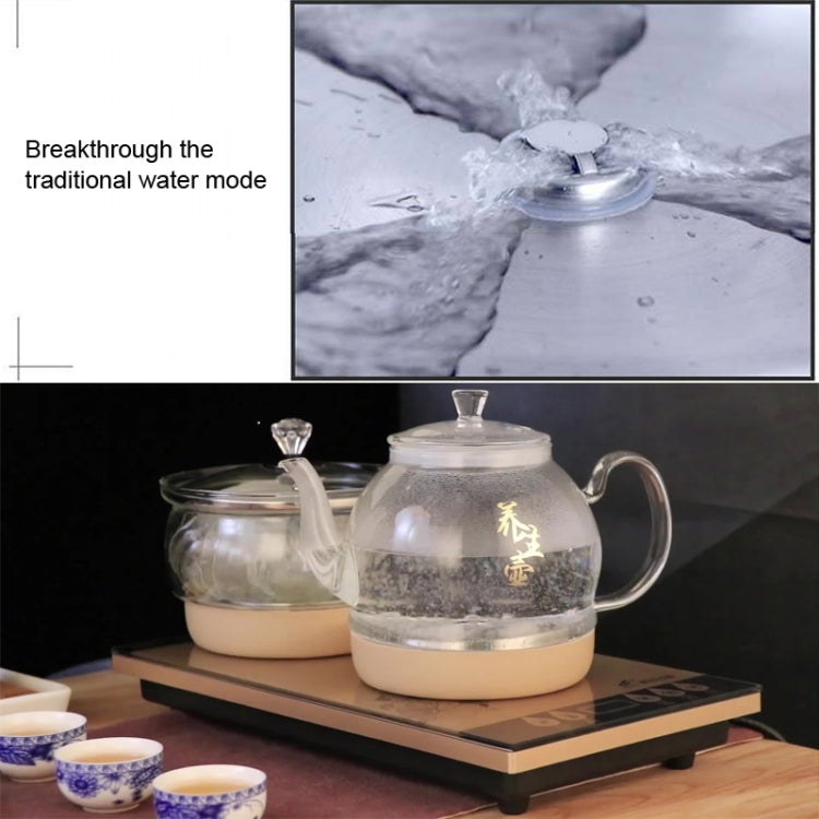 Pumping Type Automatic Add Water Full Intelligent Electric Glass Kettle Pumping Boiled Tea Stove Set