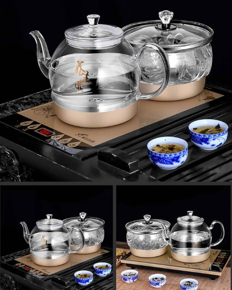Pumping Type Automatic Add Water Full Intelligent Electric Glass Kettle Pumping Boiled Tea Stove Set
