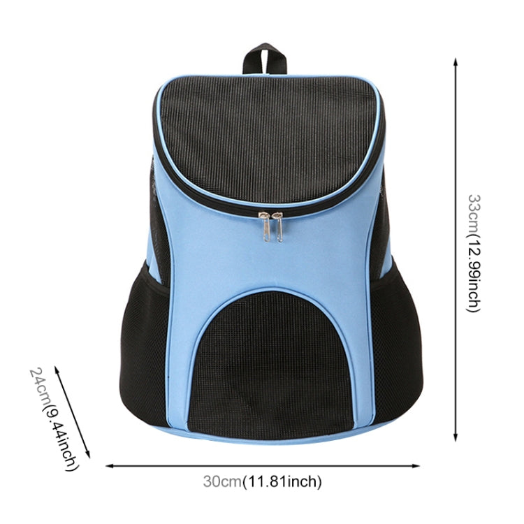 Portable Folding Nylon Breathable Pet Carrier Backpack, Size: 33 x 30 x 24cm