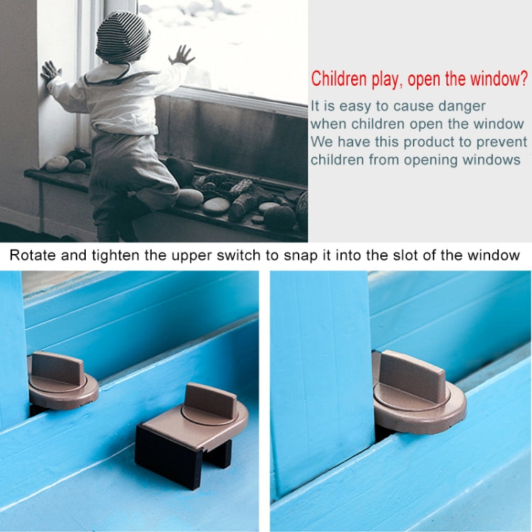 Sliding Sash Stopper Cabinet Locks & Straps Doors Security Anti-theft Lock Window Door Baby Safety Lock