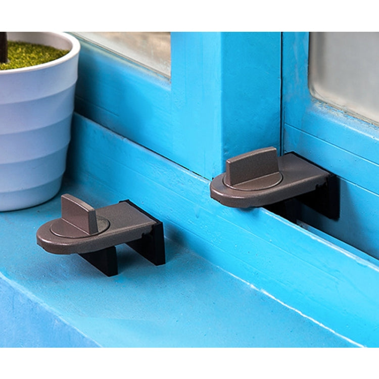 Sliding Sash Stopper Cabinet Locks & Straps Doors Security Anti-theft Lock Window Door Baby Safety Lock