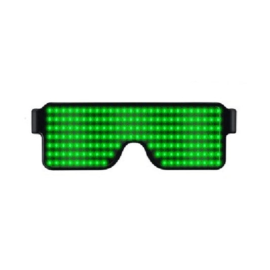 Night Club Bar Disco LED Light Emitting Glasses Festival Party USB Charging Shutter Dynamic Flash Glasses