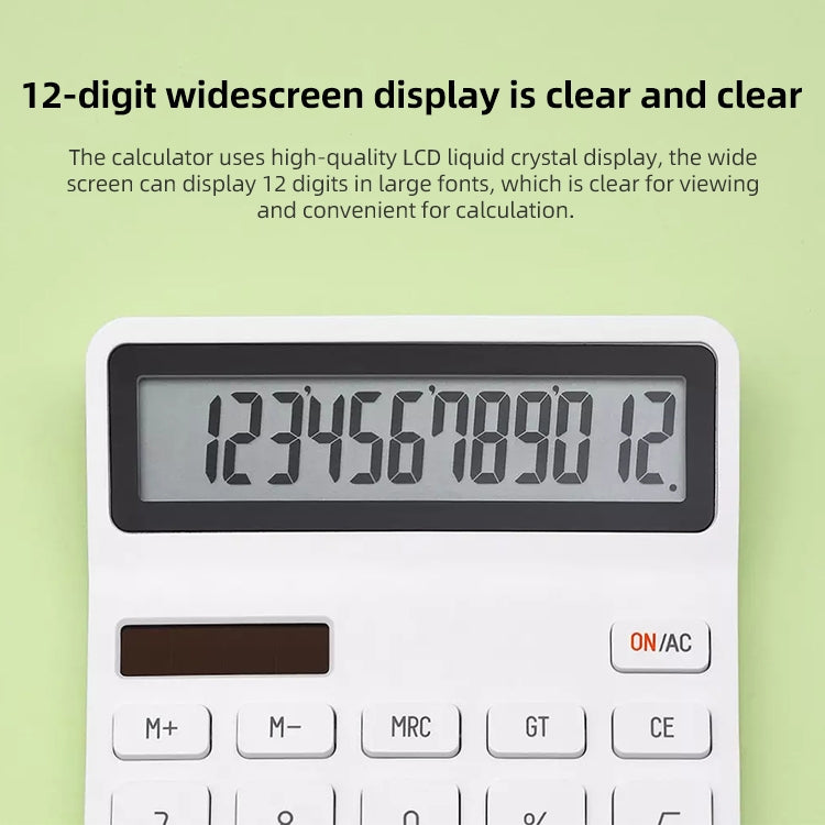 Original Xiaomi Youpin LEMO Rice Calculator 12-bit LED Display ABS Material 6 Degree Angle