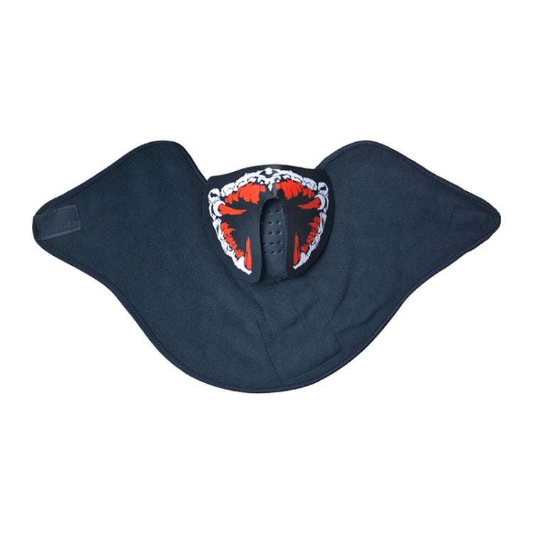 FG-FULL-01 Halloween Mask Voice Control LED Cold Light Terror Cosplay Mask