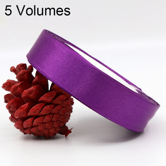 5 Volumes Color Satin Ribbons Handmade DIY Wedding Cake Decoration Holiday Gift Packages , Size: 22m x 2cm