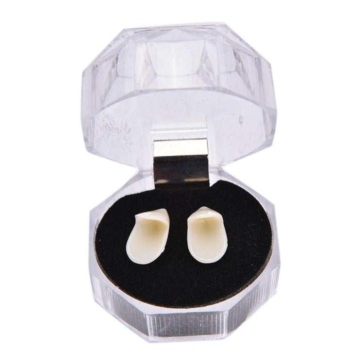 1 Pair 13mm Halloween Party Dentures Props Vampire Zombie Devil Fangs Teeth