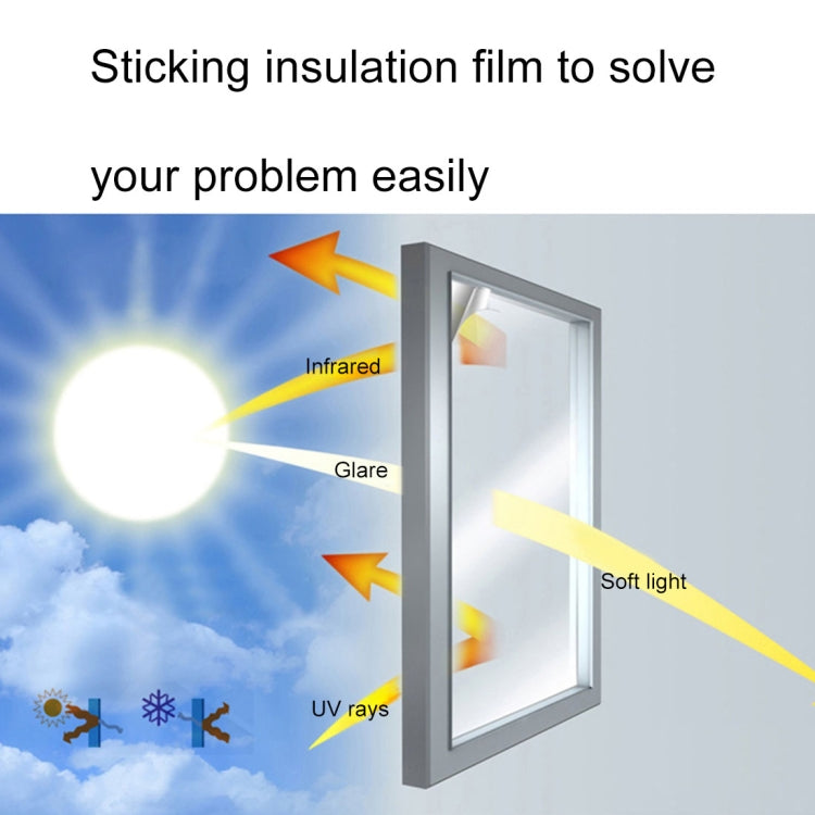 UV Reflective One Way Privacy Decoration Glass Window Film Sticker, Width: 80cm, Length: 1m