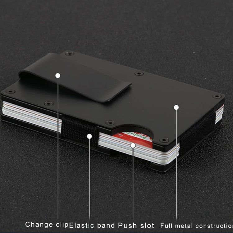 Slim Wallet Money Clip Credit Card Holder, Random Color