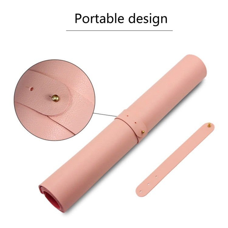 Multifunction Business PU Leather Mouse Pad Keyboard Pad Table Mat Computer Desk Mat, Size: 80 x 40cm