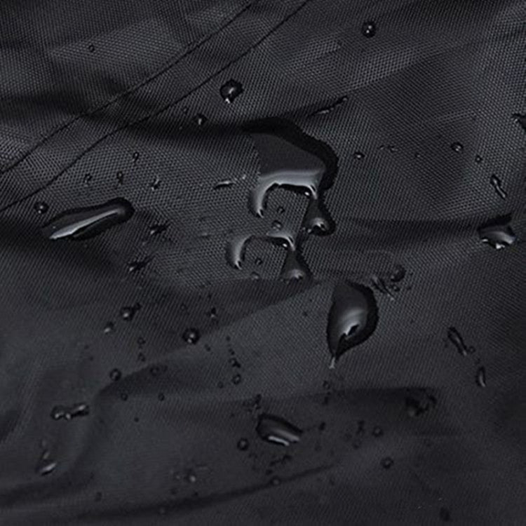 Anti-UV Waterproof Dust-proof 210D Oxford Cloth Folding Table Chairs Protective Cover Outdoor Furniture Set Cover, Size: 242*162*100cm(Black)