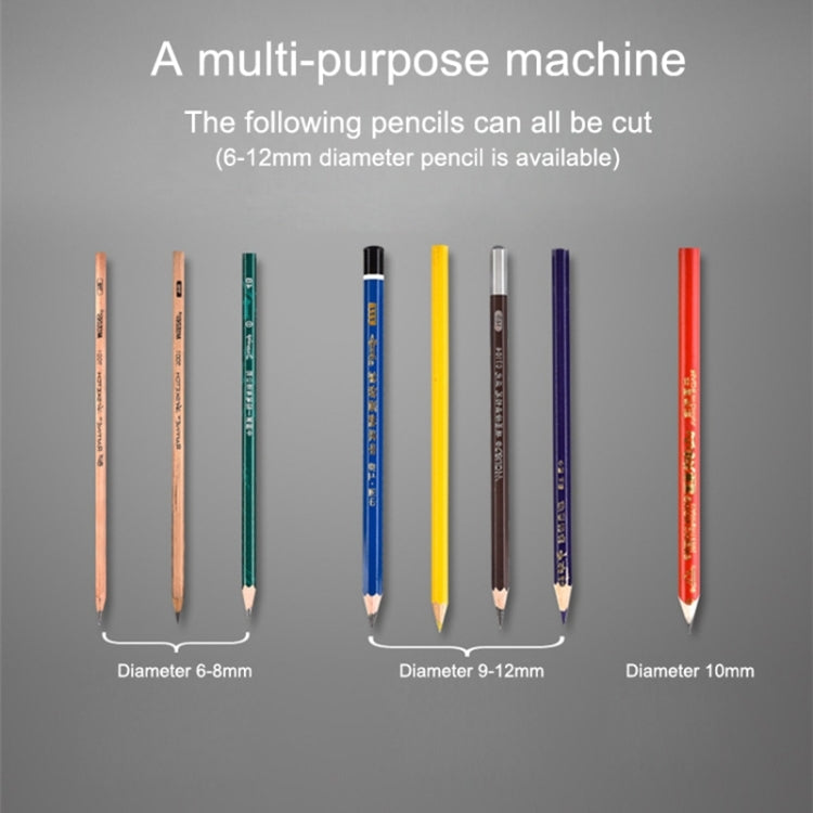 Office School Stationery Battery Operated Dual Slots Electric Colored Pencil Sharpener, Random Color Delivery