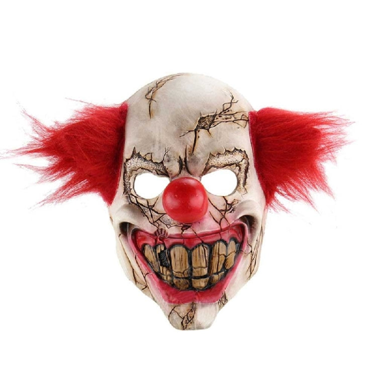Halloween Festival Party Latex Bald Clown Frightened Mask, Bald Clown