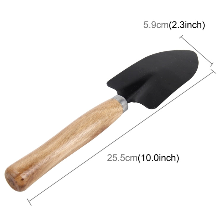 Rake Shovel Digging Trowel 3 in 1  Wooden Handle Metal Head Mini Garden Plant Tool Gardening Tool Garden Flower Tools Garden Tools Combination Set