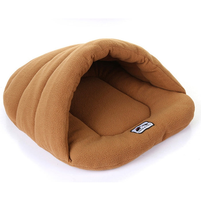 Slipper Shape Polar Fleece Warm Thicken Pet Dogs Cats House Size: L, 58×68×32cm