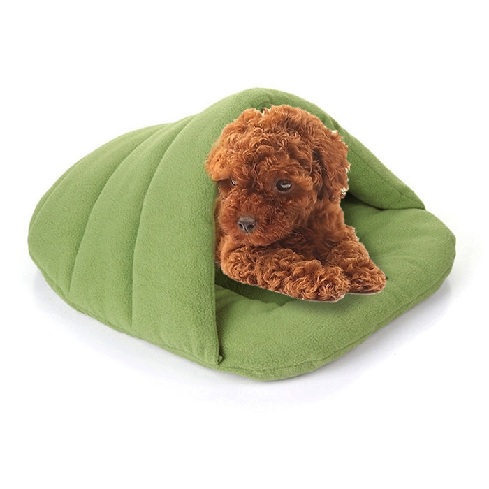 Slipper Shape Polar Fleece Warm Thicken Pet Dogs Cats House Size: L, 58×68×32cm